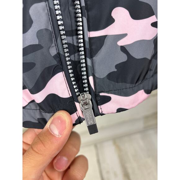 Calvin Klein Women’s XS Pink Camo zip up Hooded Performance Jacket Coat NWT - Picture 6 of 8